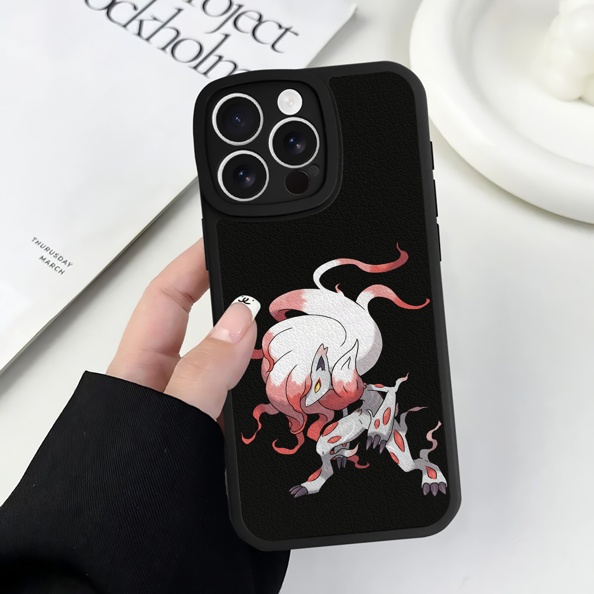 （画像用） ポケットモンスター Pokémon 【iPhone 16シリーズ対応】シリコンスマホケース（レザー調） 材質：シリコン